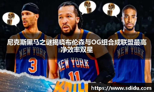 尼克斯黑马之谜揭晓布伦森与OG组合成联盟最高净效率双星